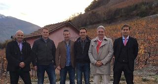 Der Vorstand von links: Dominique Salamin, Christian Aschilier, Pierre-Alain Moos, Maurice Fellay, Christian Frehner (Pr&auml;sident) und G&eacute;rard Bornet.