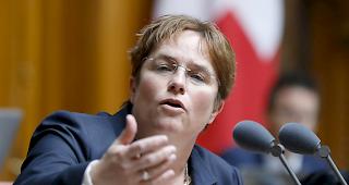 Angriffslustig. Will gegen&uuml;ber der EU st&auml;rker auftreten und wenn n&ouml;tig Sanktionen einsetzen: SVP-Vizepr&auml;sidentin und Nationalr&auml;tin Magdalena Martullo-Blocher. (Archivbild)