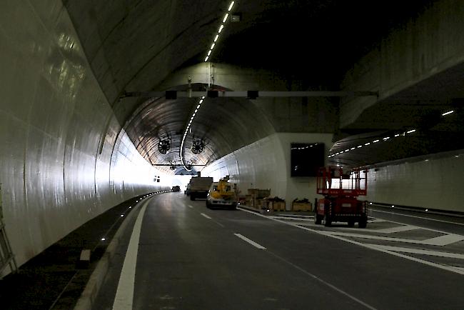 Der Längste. Der Tunnel Eyholz wird der längste Autobahntunnel zwischen Lausanne und Brig.
