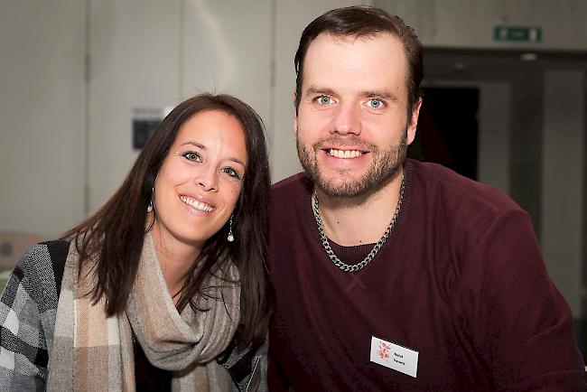 Mariella Mooser (33) und Natal Venetz (31), beide aus Brig.