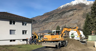 Quecksilbersanierung im Siedlungsgebiet Turtig bei Raron.