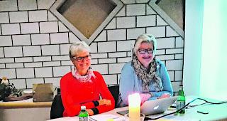 Helfen und beraten. Die Referentinnen Margrit Arnold-Klein (links) und Marie-Therese Albrecht-Grichting. 