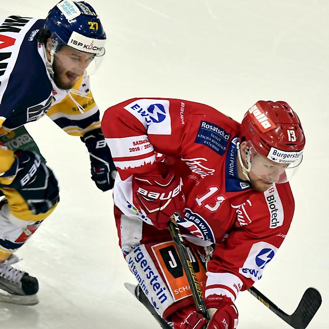 Die Rapperswil-Jona Lakers - hier Steve Mason - enteilen der Konkurrenz in der Swiss League