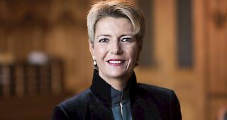 Die St. Galler FDP-St&auml;nder&auml;tin Karin Keller-Sutter wird als Anw&auml;rterin f&uuml;r die Nachfolge von Bundesrat Schneider-Ammann gehandelt. (Archiv)