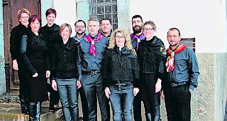 Drei Mal. Das Ensemble &laquo;Arvum&raquo; aus Ferden: drei Auftritte in Sicht.  