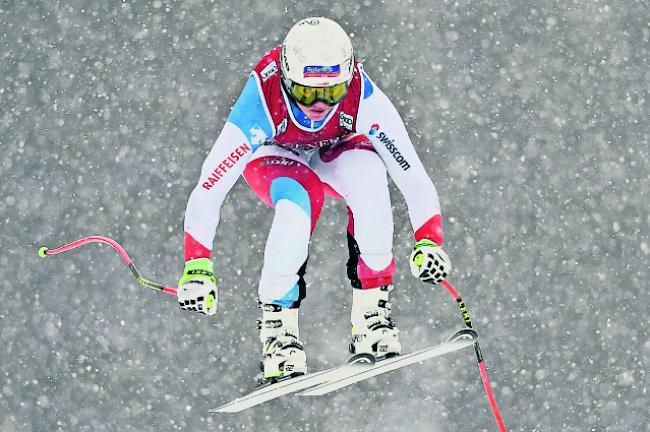 Corinne Suter sichert sich den letzten Startplatz im Super-G. (Archiv)