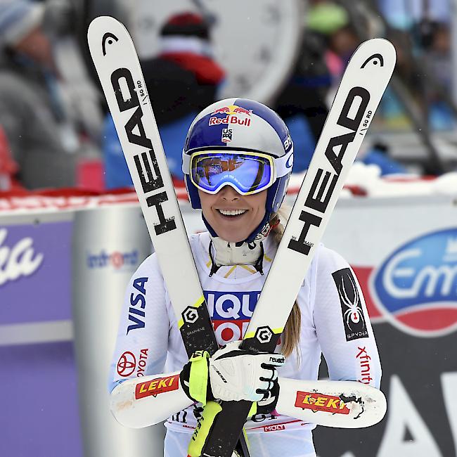 Lindsey Vonn siegte erstmals seit zehn Monaten wieder