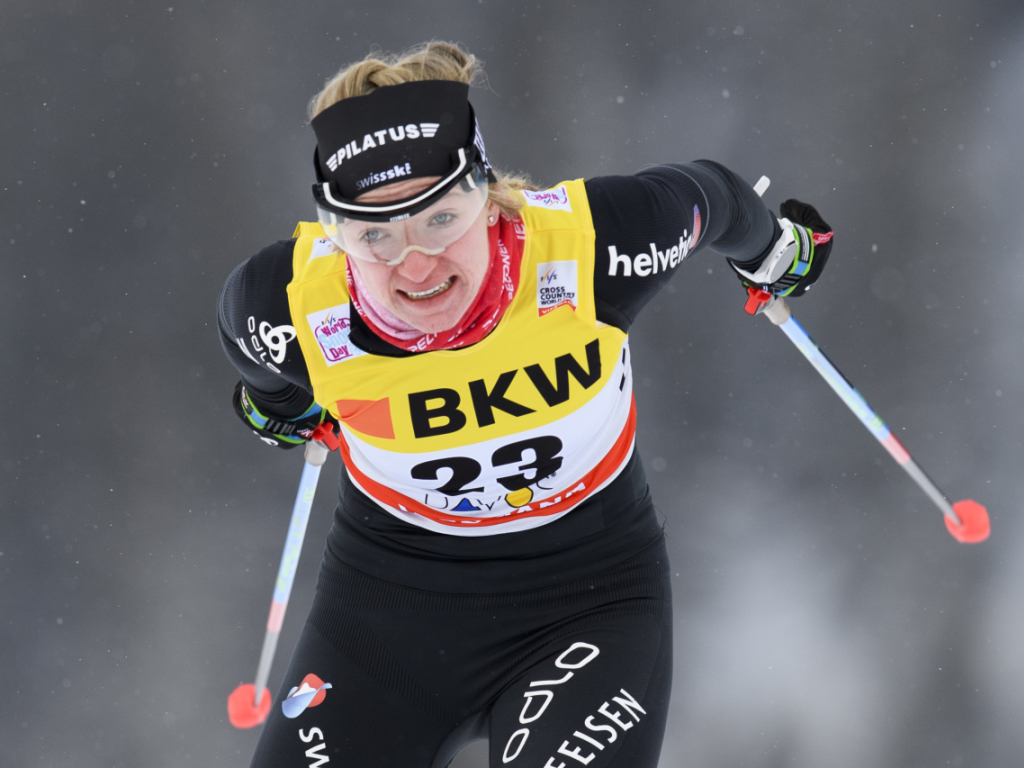 Nadine Fähndrich macht in der Verfolgung Plätze gut 1815.ch