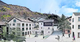 Neuer alter Dorfkern. Mit den Bauarbeiten will man im Sommer 2018 beginnen.  