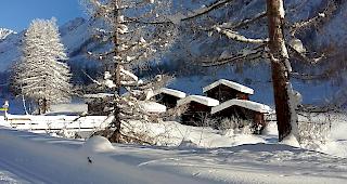 Stalldorf K&uuml;hmatt, aufgenommen am 20. Dezember