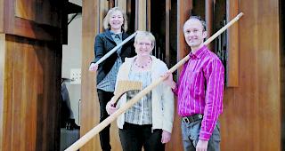 Bew&auml;hrtes Trio. Carmen Schneller Gitz, Sandra Pfammatter und Florian Burgener (von links) spielen heute Abend in der Wallfahrtskirche Glis.  