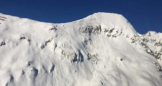 Ein Oberwalliser wurde oberhalb der Belalp von einer Lawine erfasst.