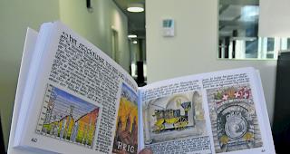 Beeindruckend. Ein Blick auf die Briger Seiten in &laquo;Oberwallis erwandern und erleben. Im Winter und im Sommer&raquo; von Hannes Stricker: Beeindruckend sind Handschrift und Aquarelle. 