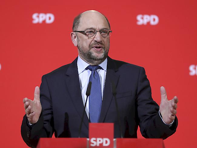 SPD-Chef Martin Schulz verzichtet auf das Aussenministerium.