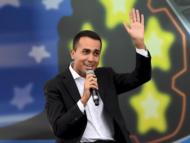 Zu viel versprochen? Der neue Anführer der populistischen Fünf-Sterne-Bewegung, Luigi Di Maio. (Archivbild)