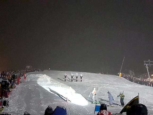 Eine olympische Disziplin: Biathlon auf dem Rosswald. 