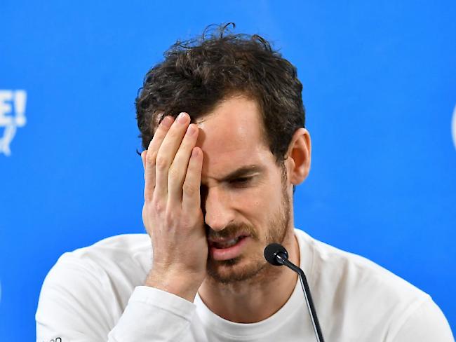 Andy Murray muss sein Comeback verschieben.