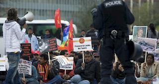 Demonstrierende Tamilen in der Schweiz (Archivbild).