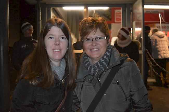 Livia Studer (25) und Leonie Studer (55) beide aus Visperterminen.