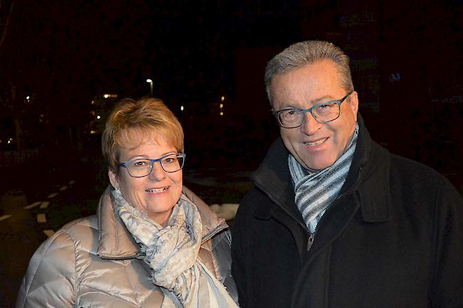 Nadja (55) und George (60) Schmid beide aus Visp.