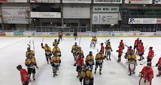 Der EHC Raron besiegt im Derby Red Ice Martigny.
