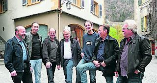 Wie 1998. Die &laquo;Blue Stone Stompers&raquo; spielen heute Abend im Visper Jazz Ch&auml;lli.  