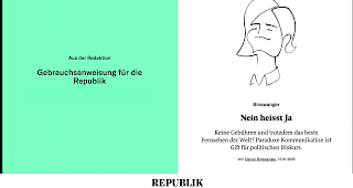 Das Magazin Republik ist seit Sonntag online.