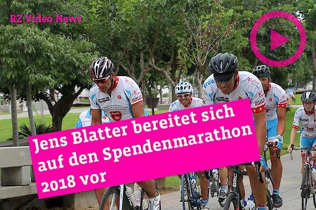 Am 3. August startet die Ausgabe 2018 von Blatters Spendenmarathon.