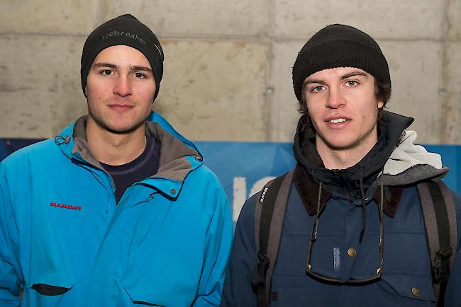 Arnaud Leiggener (20) aus Visp und Julian Schmid (22) aus Baltschieder