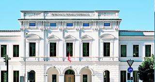 Justizpalast. Der Sitz des Bundesstrafgerichts in Bellinzona.  