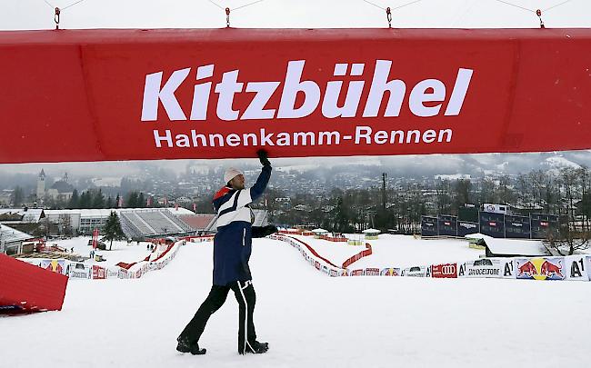 Der Weltcup-Super-G in Kitzbühel ist gefährdet. (Archiv)