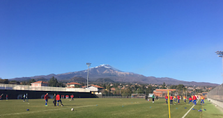 Eindr&uuml;cke aus dem Sittener Camp, dem "Torre del Grifo", der Heimat von Serie-C-Klub Catania Calcio an den Ausl&auml;ufern des Vulkans &Auml;tna.
