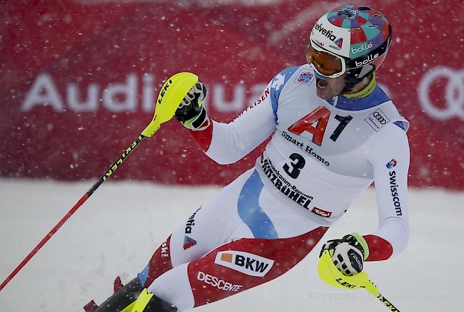 Slalom-Dritter in Kitzbühel: Der Walliser Daniel Yule