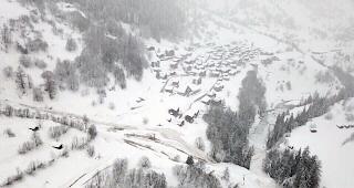 Dornbachlawine bei Ferden. 