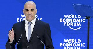 Alain Berset w&auml;hrend seiner Rede