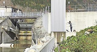 Dieser Fischlift im Berner Oberland (Gadmerwasser beim Sustenpass) funk&shy;tioniert seit drei Jahren und wird j&auml;hrlich von 350 Fischen ben&uuml;tzt.