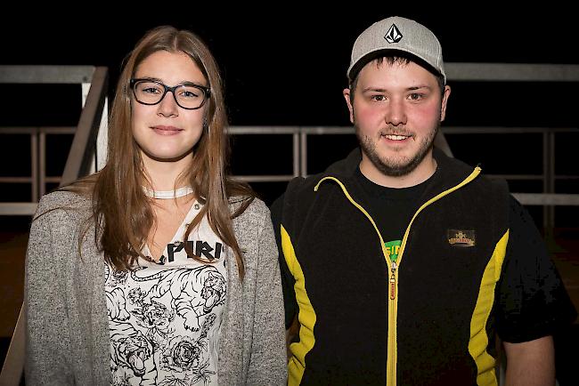 Alena Pfammatter (19), Leuk und Mirco Kalbermatter (23), Niedergesteln.