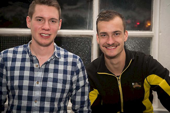 Fabian Dini (24) und Andrea Burkard (20) beide aus Niedergesteln.