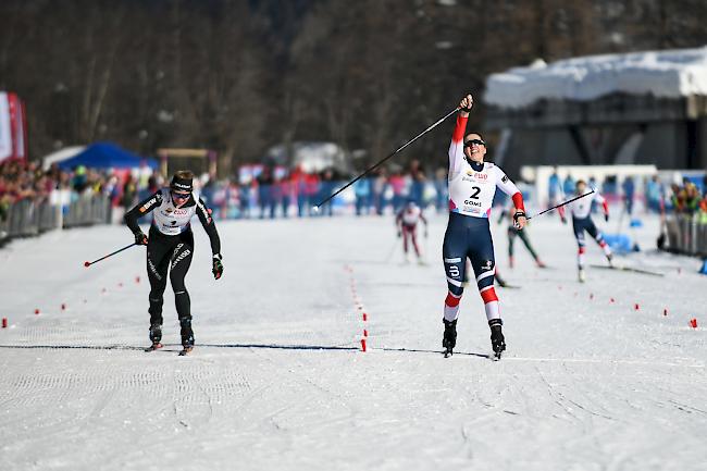 Nadine Fähndrich sichert sich die Silbermedaille.