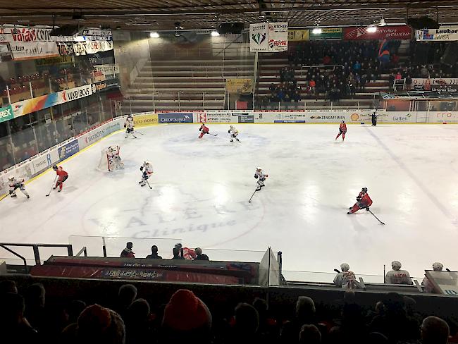 Der EHC Visp landete am Dienstagabend einen Heimerfolg.