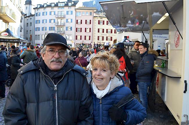 Rosario (66) und Myriam Marino (61) aus Naters.