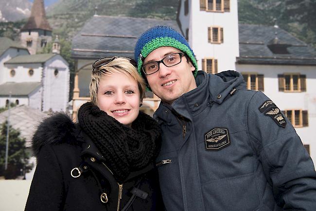 Rahel Perren (26) und Patrick Volken (31), beide aus Visp.