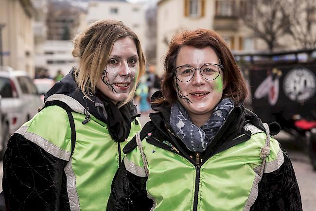 Andrea Pfaffen (28) und Stefanie Schmid (30), Grabatzuchlepfer, Ausserberg.