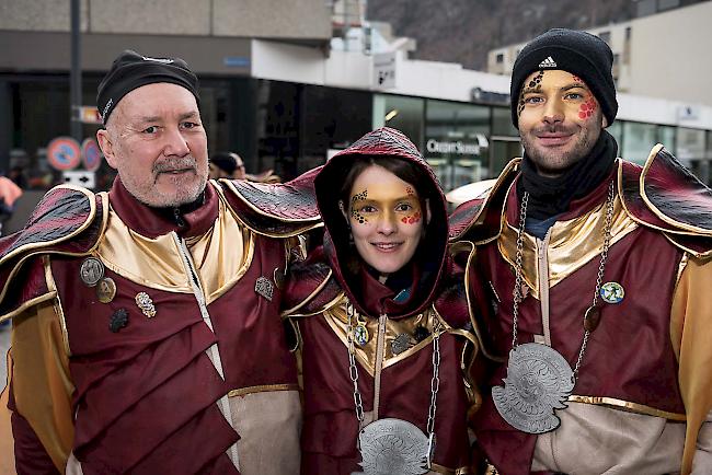 Urs Baumann (64), Katja Wüest (22) und Tobias Woodtli (29), Boheme Musig, Olten.