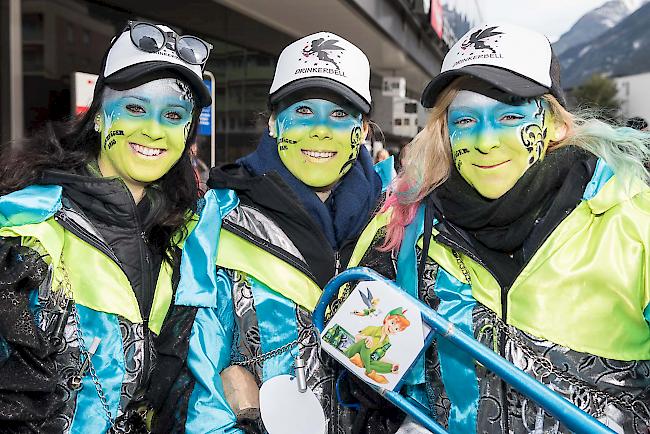 Corinne Wyssen (30), Naters, Daisy Ruffiner (25), Turtmann und Gloria Brantschen (25), Grächen.