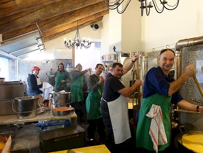 Grosseinsatz der sechs AGREZA-Küche seit den frühen Morgenstunden.