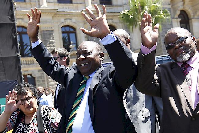 Der neue Mann. Cyril Ramaphosa wird am Donnerstag vereidigt.