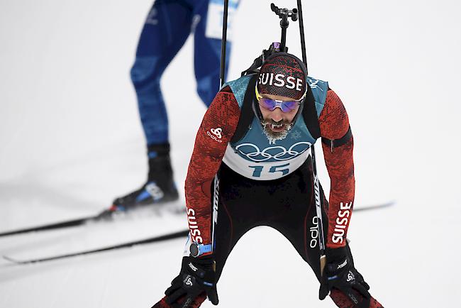 Alles gegeben. Benjamin Weger holt sich erneut ein olympisches Diplom.