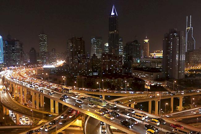 Shanghai ist eine von fünf Megacitys in China.