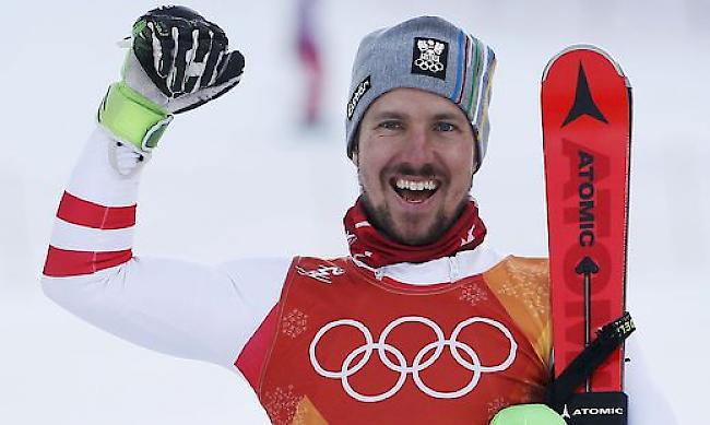 Zweites Olympia-Gold für Marcel Hirscher.